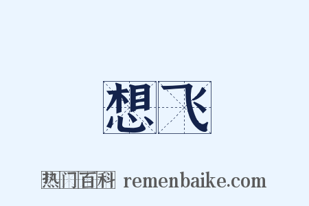 想飞是什么意思的图片